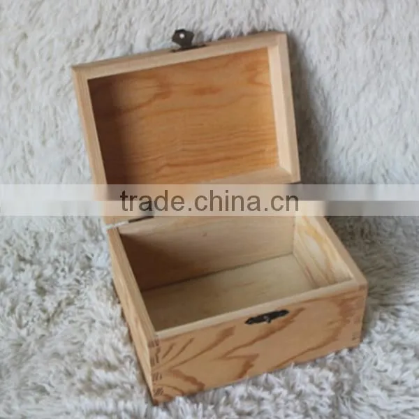 Pine Wooden Jewellery Box Accept Custom Densing Size Logo photo-5