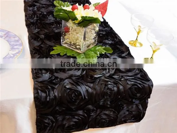 High Quality Romantic Rosette Table Runner For Wedding/Party photo-3