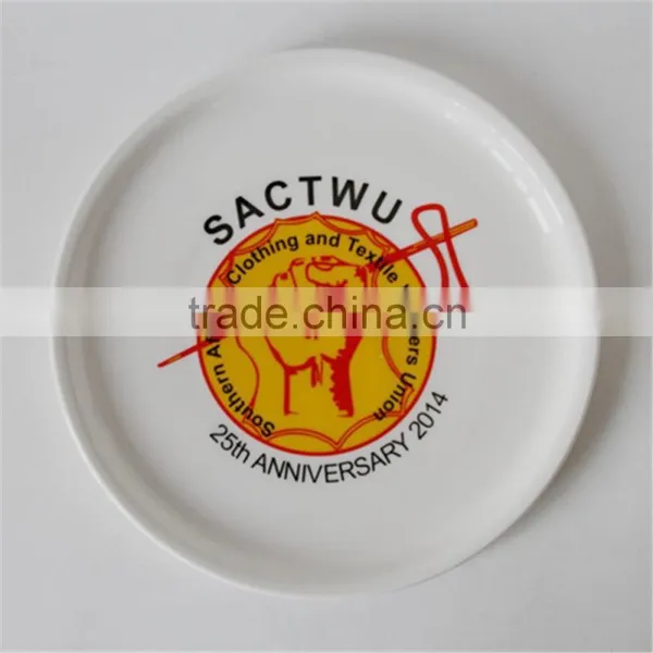 Ceramic Porcelain Round Pizza Plate Coupe Shape Plate photo-2