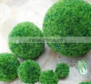Factory Direct Sale Grass Ball Decorative Plastic Artificial Grass Topiary photo-2