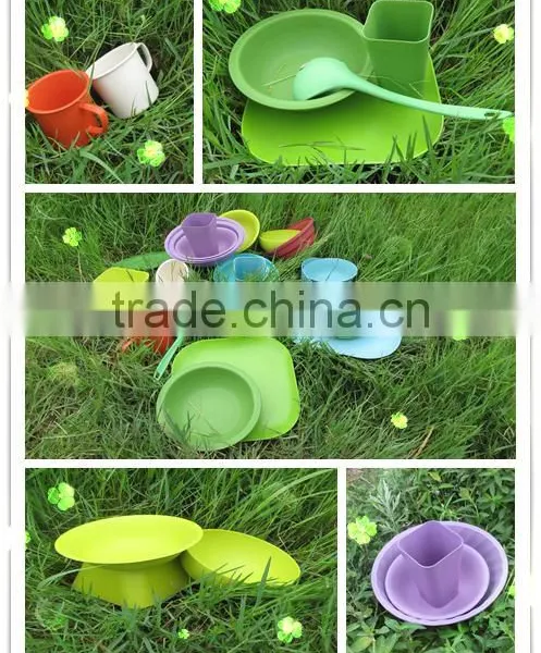 Long-lasting Quality Assurance Eco Bamboo Fiber Dinnerware Sets photo-2
