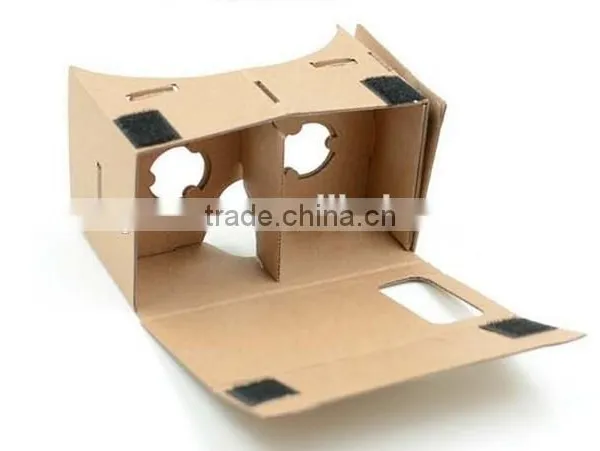 Factory Wholesale 3D VR Box Google Custom Cardboard Glasses 2.0 for Mobile Phone photo-4