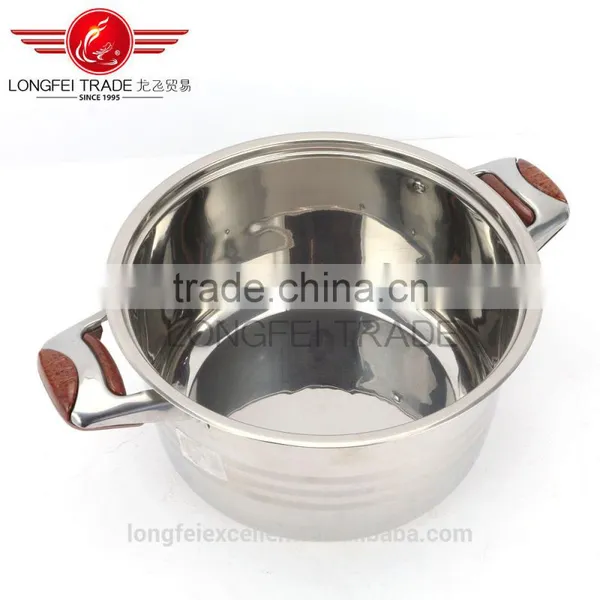 2016 Large Stainless Steel Bright Color Cookware Set Stainless Steel Soup Pot photo-6