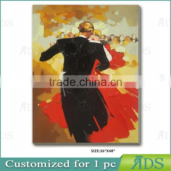 Wholesale Romantic Lovers Oil Painting photo-3