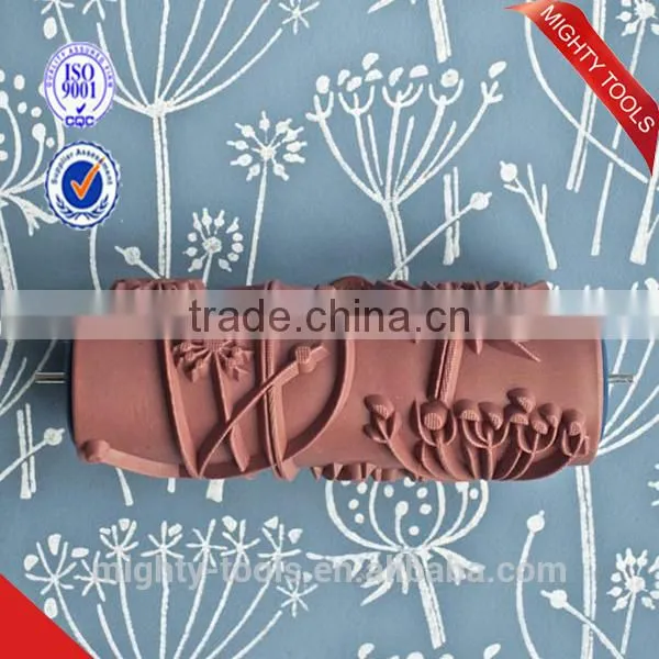 PATTERN RUBBER PAINT ROLLER FACTORY PRICE FOR DECORATING FUNCTION Brocha De Pintura photo-3