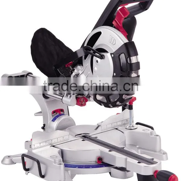 255mm 10" 1800w Wood Cutting Power Electric Saw Aluminium Cutting Sliding Mitre Saw photo-3