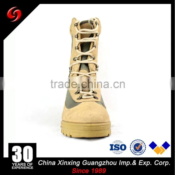 Leather Tactical Desert Boots Army Military Suede Leather Combat Boots photo-2