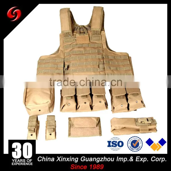 Multifunction Tactical Army Miliaty Fishing Hunting Outdoor 600D Polyester Vest For Men photo-3