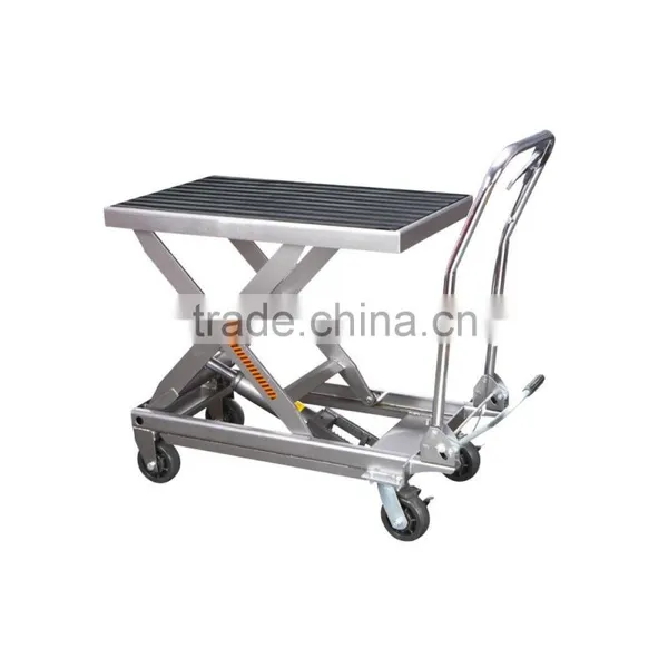 150KGS,300KGS,500KGS Hydraulic Lift Table Cart photo-5