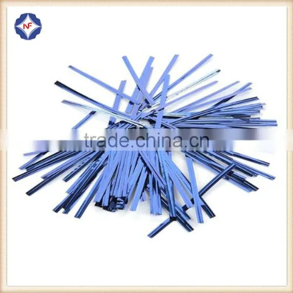 Metallic Plastic Twist Ties For Cake Lollipops Candy Food Cellophane Bag photo-5