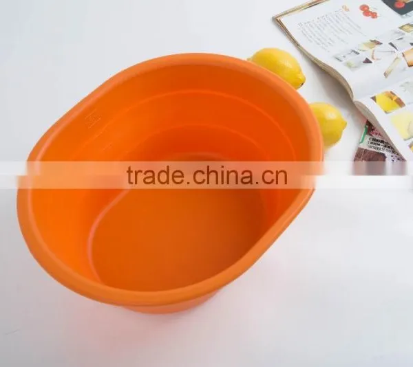 Silicone Folding Pots Vegetables Wash Basin Foldable Bowl Camping Tools photo-6