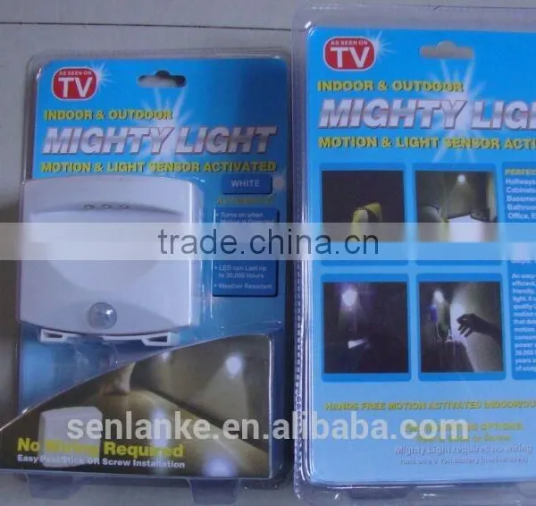 2014 newest as seen on tv indoor and outdoor sensor activated mighty light