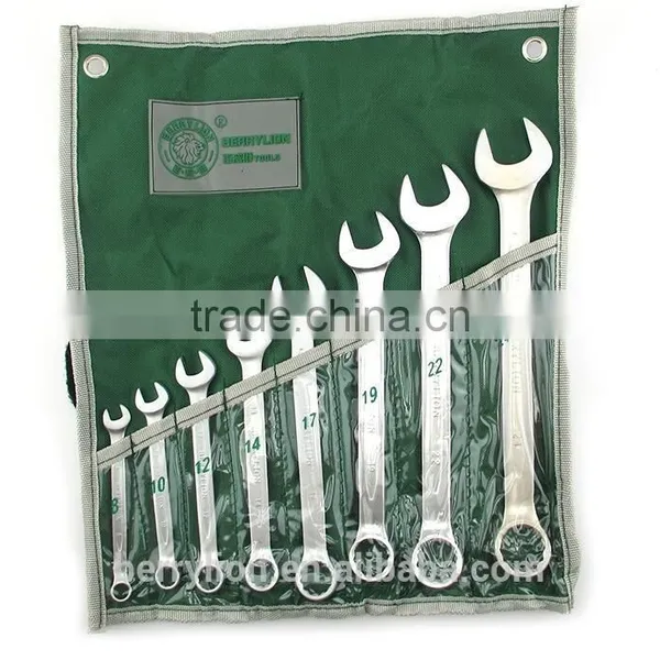 Berrylion 8pcs Combination Wrench Set 8-24mm Combination Spanner Set photo-3