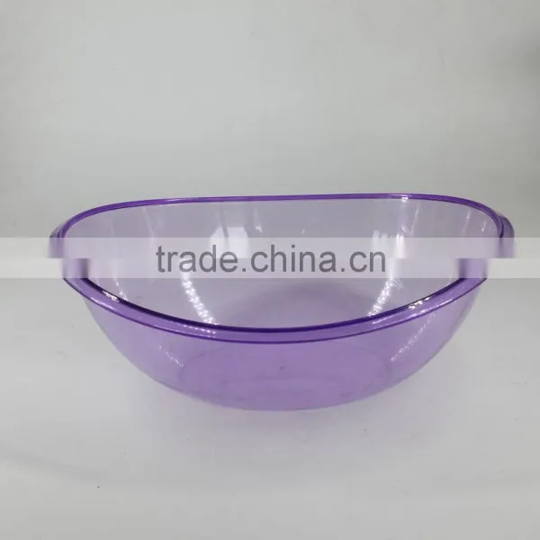 Transparent Colour Mixing Bowl Salad Bowl Plastic photo-4