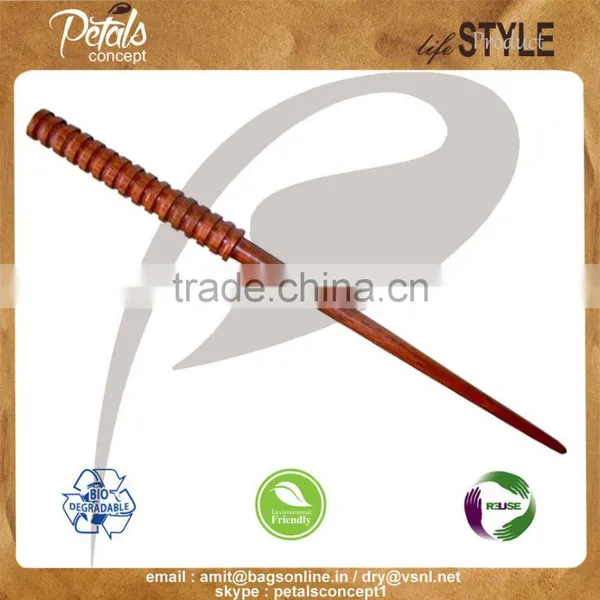Low Cost Hard Wood Wands Created by Hand From India by Petals Concept