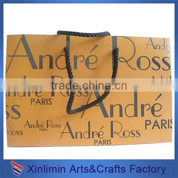 Blue Gift Paper Bags With a Silk Bow for Shopping photo-6