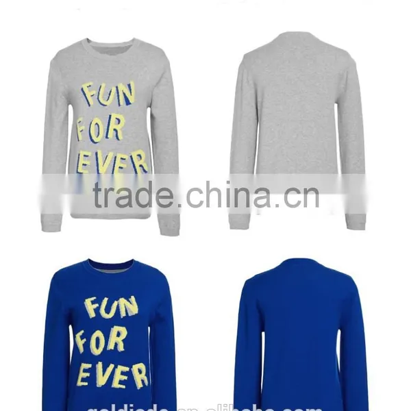 Latest Design Ladies Sweater Printing Woman Knitted Sweater photo-4