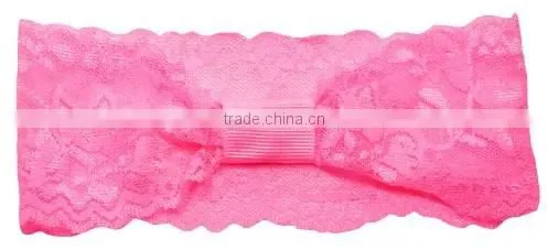 New Elastic Lace Baby Headband Wholesale photo-3