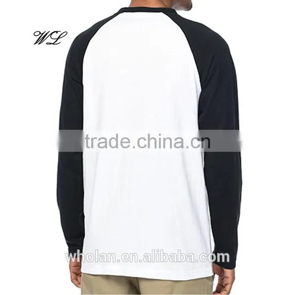 Latest Man T-shirt Blank Soccer Raglan 100% Cotton Bomber T-shirts photo-2