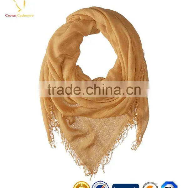 Pure Color Knitting Designer Cashmere Scarves photo-2