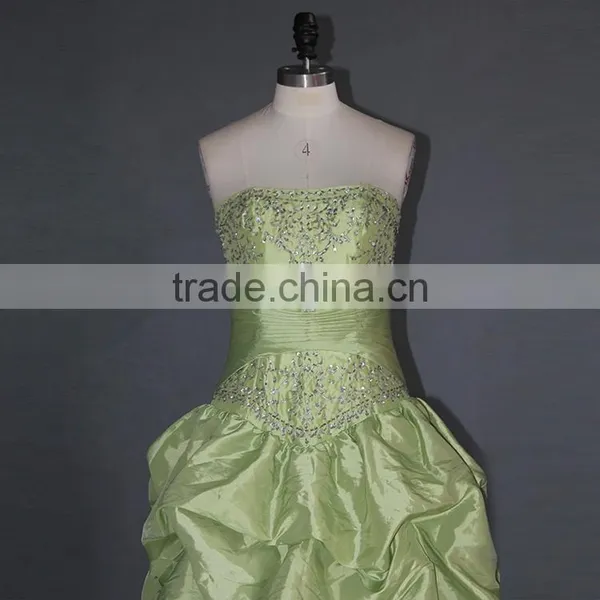 Wholesale Party Evening Dress/Pleated Taffeta Evening Dress photo-5