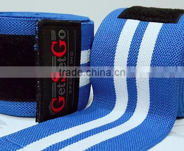 Custom Power Weight Lifting Knee Wraps Super photo-2
