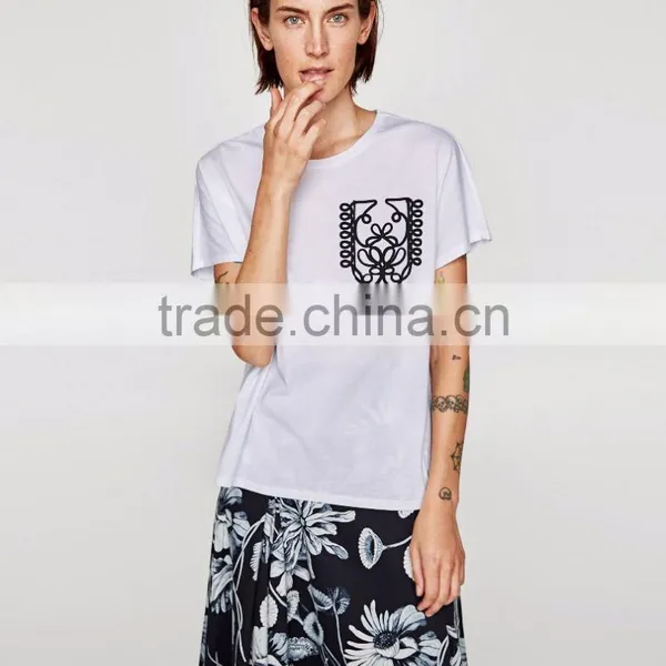 Guangzhou Shandao Factory OEM Customized New Design Hot Sale 160g 100% Cotton Short Sleeve O-Neck Screen Printing T Shirt photo-3