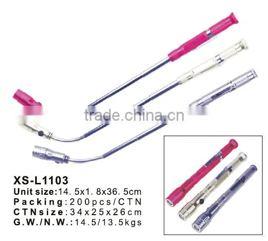 China Goods Wholesale Magnetic Extending Flashlight photo-4