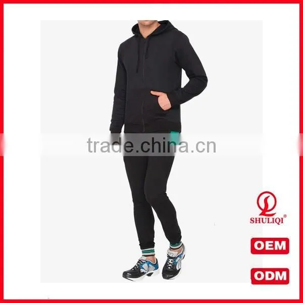 New Design Athletic Wear Cotton Comfortable Quality Sport Suit / Custom Sport Tracksuit for Men Wholesale H-1911 photo-4