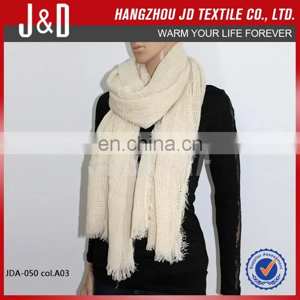 Hot Selling Fashion Warm Comfortable Long Plain Color Scarf photo-4