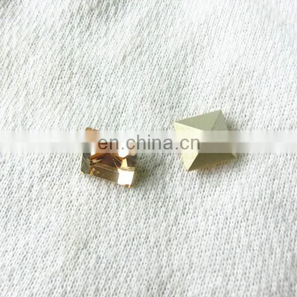 Crystal Pointback Fancy Stone Cabochon Cushion Cut photo-6