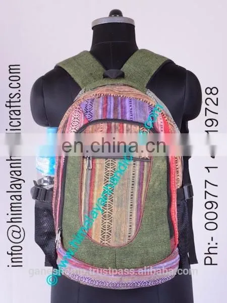 Hemp School Backpack photo-5