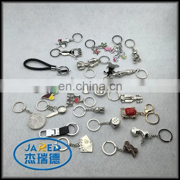 High Quality Custom Logo pu Leather Keyring Keychain photo-5