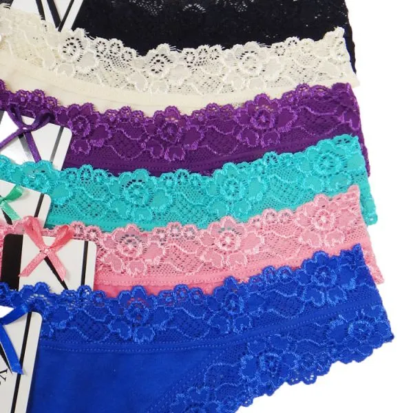 Yun Meng Ni Sexy Underwear Heart Printed Bikini T-back Breathable Cotton Women Thong Panties photo-5