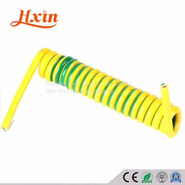 Cores 5*0.14 Mm2 High Elasticity Trailer Spiral Cable CNC Spiral Cable Coiled Cable photo-4