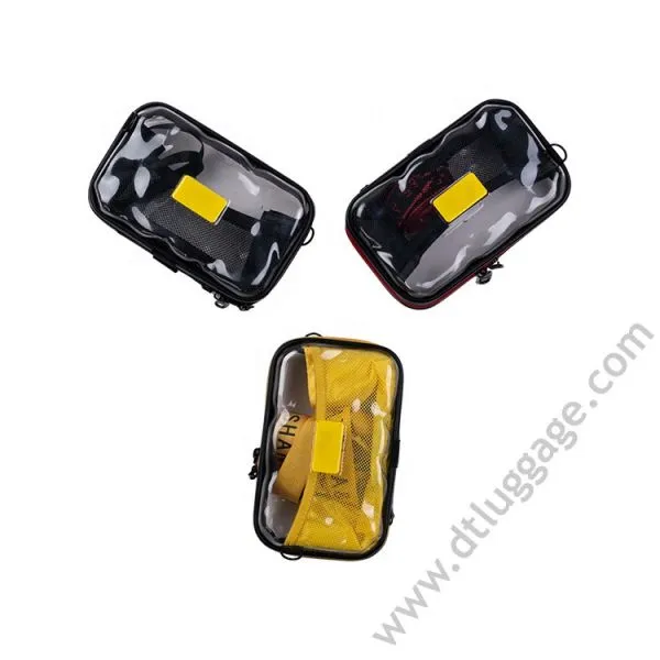 Transparent Multifunction Mini Storage Bag ABS Hard Shell Cosmetic Case photo-4