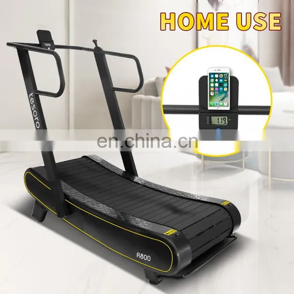 Semi-commercial Self-generating Treadmill Manual Design Treadmill Home Use or Gym Use Curved Design Treadmill photo-4