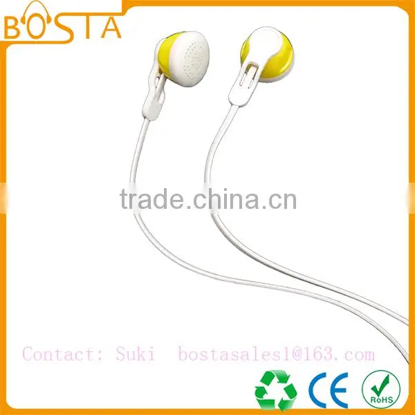 China Supplier Mobile Accessories Stereo Cheap Earphone With Microphone photo-3