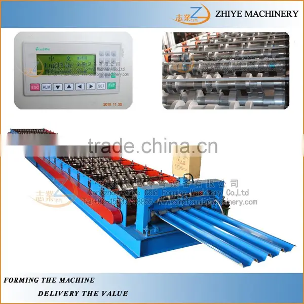 Trapezoidal Roof Panel Cold Forming Machine/profile Iron Sheet Cold Makig Line photo-3