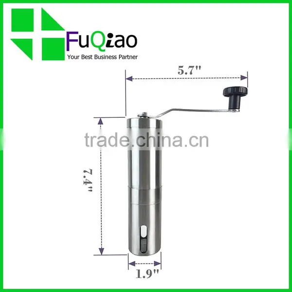 Trade Assurance Ceramic Burr Manual Stainless Steel Commercial Coffee Grinder With Scoop Quality Choice photo-6