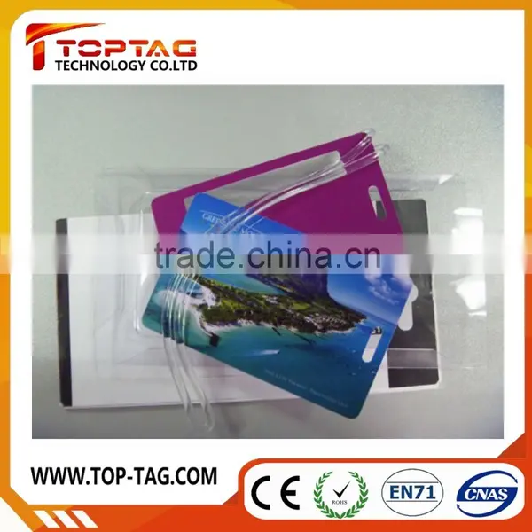 2015 Fashionable Custom Hard PVC Luggage Tag for Travelling Agency/airport photo-3