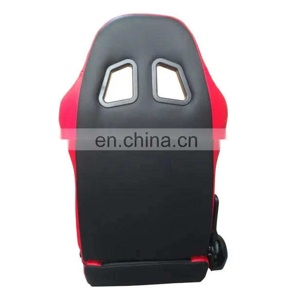 Jiabeir Black Grey PVC Leather Single Recliner and Single Slider Racing Car Seats Adjustable photo-4