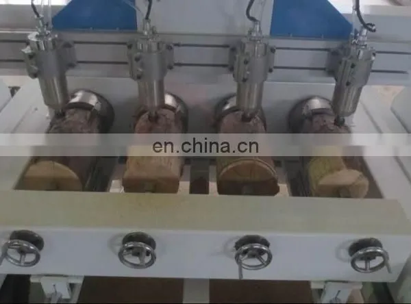 Window Chair Cabinet Door Stair Carving Engraving 4 Axis 12 Heads Stair Cnc Machine photo-4