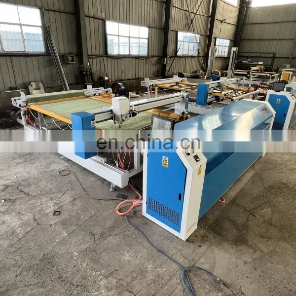 2022 Factory Supply Long Arm Ultrasonic Mattress Quilting Embroidery Machine for Mattress Fabric Sewing Quilt Machine photo-3