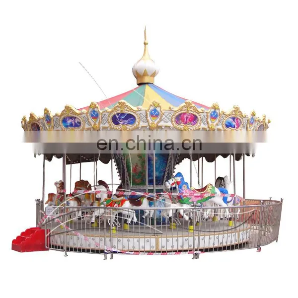 Amusement Factory Price Discount Music Carousel Merry Go Round Children's Equipment Rides photo-2