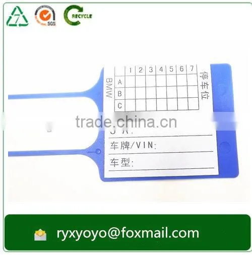 Customzied pp Plastic Car Key Tag Hang Tag With Loop photo-3