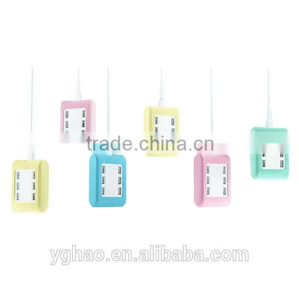 Wholesale New Design Super Fast Charging 5V 4A Multiple Port Universal 5 Usb Travel Wall Charger for Mobile Phone photo-6