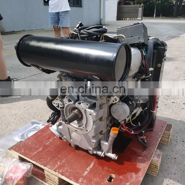 Hot Sale Water Cooled 2 Cylinders 4 Stroke SCDC Small Diesel Machines Engine EV80 photo-3