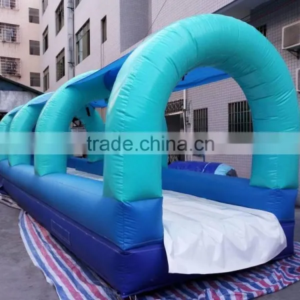 2016 hot sale inflatable water slider inflatable water tunnel for sale