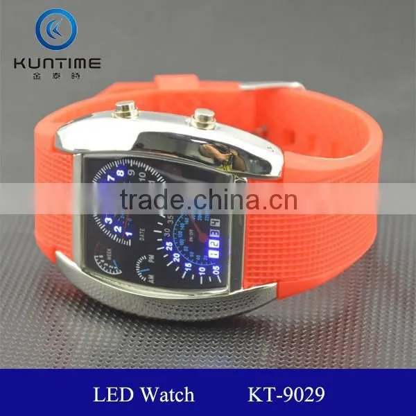 Hot Sale Sports Flash LED Car Speedometer Meter Dial Men Gift Watch photo-6